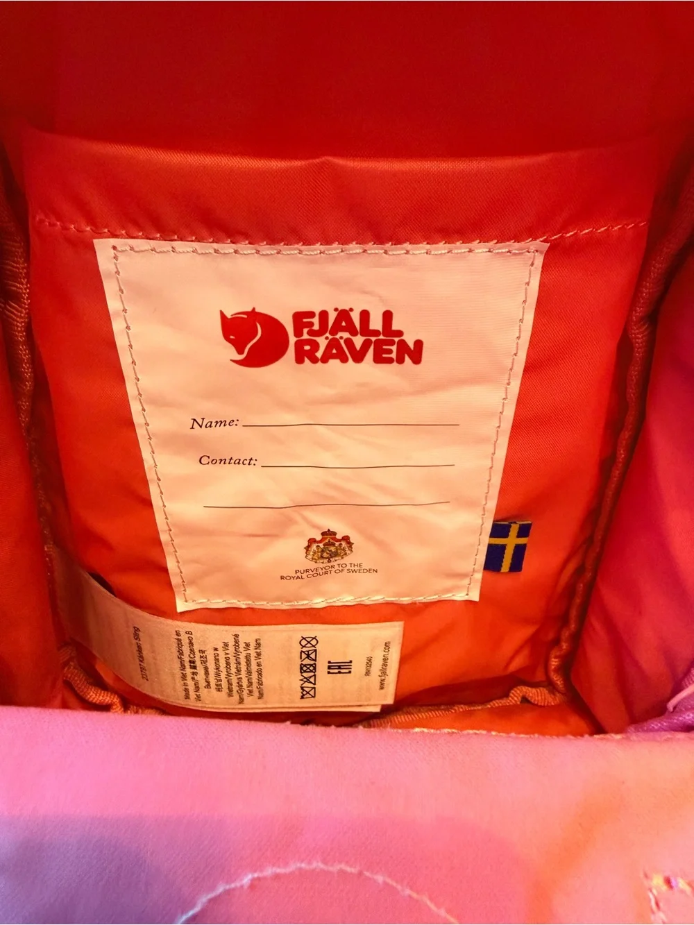 Fjällräven Kånken Sling Mini Crossbody Backpack Pink NWOT